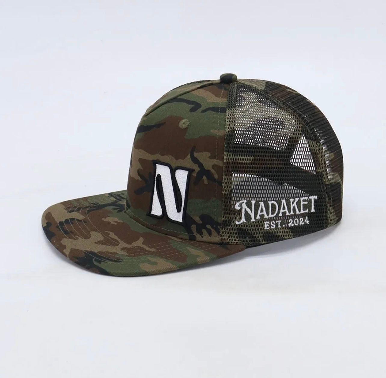 Nadaket - Camo "N" Snap Back Hat
